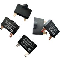 5 PCS CBB61 1UF Fan Motor Start Capacitor AC 450V Air Conditioner Parts Rectangle Shaped Capacitor Home Appliance Accessories