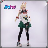 Zenless Zone Zero Alice Thymefield Cosplay Costume Jk Uniform Props Wig Tail Ears Suit Women Game Anime Party Roleplay Outfit