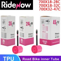RideNow ROAD Bicycle TPU Inner Tube 700x18 23 25 28 30 32 Tire Camera gravel MTB 29x1.5 1.75 Bike Tyre Cycling pneu Presta valve