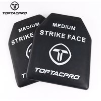 TOPTACPRO Tactical Dummy Ballistic 2pcs Plates For AVS JPC Vest 28 Degree High Elastic EVA Soft Shockproof 8906