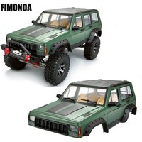 313mm Wheelbase Plastic Cherokee Body Car Shell Set for 1/10 RC Crawler Axial SCX10 II 90046 90047 TRX4 RGT 86100 Chassis