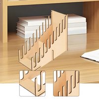 Home Retail Card Display Stand Holder Wooden Organizer Rack for Brochures Postcards Stickers and Bookmarks