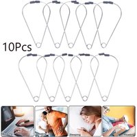 10Pcs Set New Stainless Steel Acupressure Massage Clips Portable Comfortable Acupoint Massagers Hand Massage Clip Foot Therapy