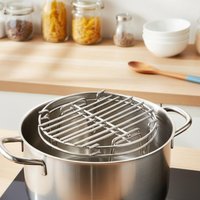 3-in-1 Stainless Steel Rack – Use as Steamer Insert, Air Fryer Tray or Oven Cooling Stand, Dishwasher Safe