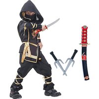 Costume de Ninja noir pour garçon, Costume de samouraï japonais d'halloween, Costume musculaire Anime pour enfant avec accessoires en mousse, meilleur cadeau pour enfants