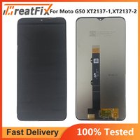 Original New Tested 6.5"For Motorola G50 XT2137-1 XT2137-2 Lcd Screen Display Touch Digitizer Assembly