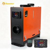 8KW 12V 24V Universelle Diesel-Luftheizung mit LCD-Schalter, geräuscharme Diesel-Standheizung für Auto, Wohnmobil, Camper und Zelt