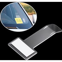 4pcs Plastic Ticket Holder Clip Invoice Receipt Organizer Parking Card Case Temporary Mobile Phone Number Plate Tag Clip