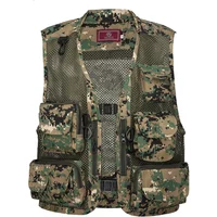 Fishing Photography Vest Summer Multi Pockets Mesh Jackets Waterproof Quick Dry Waistcoat Detachable Outdoor Life Jacket ๋์์กฐ๋ผ