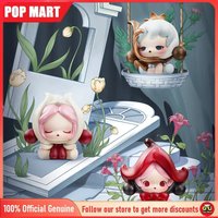 Genuine POP MART Skullpanda Petals in Four Acts Series Pop Beans Blind Box Toys Collectible Pop Beans Figures Ornaments Gifts