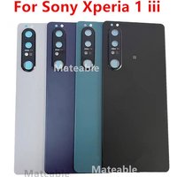 Xperia1ii X1ii Housing For Sony Xperia 1 II 1ii Battery Back Cover Repair Replace Door Rear Case + Camera Lens XQ-AT51 AT52 AT42