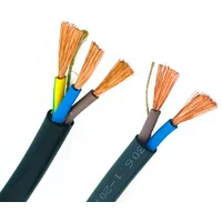 5M Copper Electrical Wire and Cable RVV 2/3/4/5 Core 0.5/0.75/1/1.5/2.5 mm Power Line Sheathed Wire