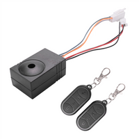 L68AEbike Alarm System Dual Fernbedienung 36V 48V 60V 72V Alarm Zubehör Universelle Wasserdichte Elektrische Fahrrad ersatz