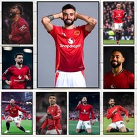 Athlete B-Brazilian Football Player Poster Self-adhesive Art Waterproof Paper Sticker Coffee House Bar Room Wall Decor