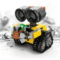 Popular Mini Wally Building Blocks Kit MOC Creative Technology Classic Movie Model Building Blocks Assembly Children's Toys Gift