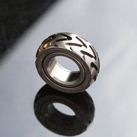 Ratchet Wheel Fidget Ring Fidget Slider Adult EDC Metal Fidget Toys ADHD Hand Spinner Stress Relief Toys Office Toy Adult Gift
