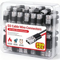 Hurtowe złączki kablowe D2, szybkozłączki zaciskowe, wtykowe złącza elektryczne do samochodów, złączki do podwójnych przewodów, narzędzie do łączenia przewodów.