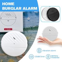 Sticky 125dB Vibration Alarm Battery-Powered | Mini Siren for Door Window Car Safe Home Security