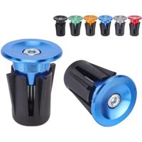 AliExpress NONE 1 Pair Bike Handlebar End Plugs Aluminum Alloy Mountain Road Bicycle Handlebar End Cap Colorful Cycling Handlebar Accessories