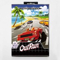 Outrun MD Game Card with EUR Box for 16 Bit Sega Megadrive Genesis system