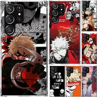 My Hero MHA Bakugou Katsuki Phone Case for Samsung Galaxy S26 S24 S23 Ultra S25 Edge S22 S21 Plus S20 FE + Soft Print Shell Fund