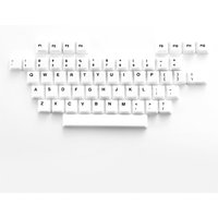 Ceramic Keycap Set HiFi Smooth Transparent Key Caps Cherry Profile Keycaps for Mechanical Keyboard Magnetic Axis Custom Keycaps