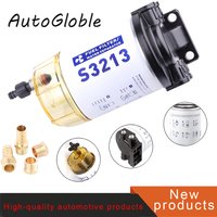 S3213 Kraftstoff-Wasserabscheider-Filterbaugruppe, kompatibel mit Außenbordmotor Mercury Yamaha Racor Sierra Motorboot, 10 Mikron