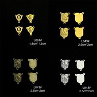 10pcs Rosary Centerpiece Connectors Virgin Mary Mixed Metal Medals for DIY Jewelry Making Religious Catholic Charms Wholesale