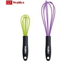 Walfos Mini Manual Egg Beater Manual Food Grade Silicone Egg Beater Handheld Whipped Cream Small Home Baking Tool Kitchen Whisk
