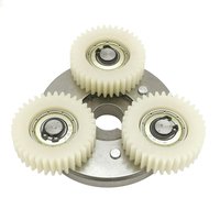 36T 37.5mm Planetary Gear with 70mm Clutch Electric Vehicle Bike Motor Gear For Bafang Motor E-Bike Nylon Gear Accessories