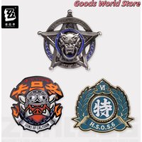 Original Zenless Zone Zero Badge Bangboo Criminal Investigation Sons of Calydon Hollow Special Operations Section 6 Badge Gifts
