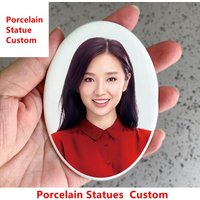 Custom Tombstone Porcelain Statue Bespoke Photos of High Temperatures Tailored Pet Souvenirs Cemetery Memorial Mausoleum Tombs