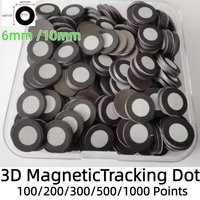 100-1000 Pcs 3D Magnetic Tracking Dot For Scanner Inner 6.0 Mm Outer 10 Mm Scanning Reference Point Marker For 3D Scanning