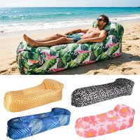 Bedroom Parent Child Soft Air Mattress Outdoor Beach Portable Inflatable Lazy Sofa Bed Courtyard Colorful Bring Pillow Airbed