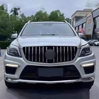 Front Bumper Grille Grill For Mercedes Benz X166 GL Class GL500 GL550 GL63 2013 2014 2015 Upgrade GT R Style Grills
