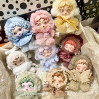 POP MART SKULLPANDA L impressionnisme Series Plush Doll Blind Box Toys Kawaii Anime Action Figure Surprise Mystery Box Doll Gift