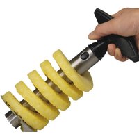 Pineapple knife peeling device - stainless steel for removing the skin and extracting the flesh of the pineapple removing
