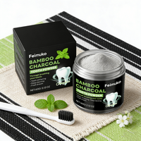 Natural Bamboo Charcoal Teeth Whitening Powder Plaque Stain Remove Bleach Tooth Care Reduce Bad Breath Teeth Brightnening Powder