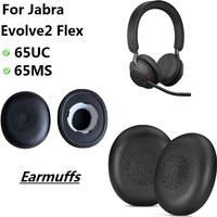 Ear Pads For Jabra Evolve2 65 Flex MS/UC headphones replacement 65MS 65UC high quality earmuff ear pillow ear cushions