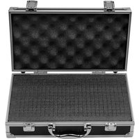 Aluminum Tool Box Portable Instrument Box Storage Case with Sponge Lining Handheld Impact resistant ToolBox 30x17x8cm