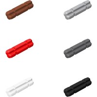 50g/200Pcs 32062 Axle 2L Notched Building Blocks Moc Technical Accessories Compatible with Brick Toys Children Gift Box