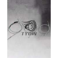 AliExpress NONE Z50 K2 Grey Cable set moto Front Rear Brake Cable for Honda Z50 K2 1970-1971 Monkey Bike Z50A Z50J Z50R Motorcycle Parts