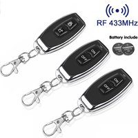 433Mhz RF Remote Control On Off Button Learning Code EV1527 Smart Home Transmitter For Led Light Car Gate Garage Door Alarm Key