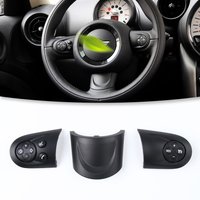 Car Steering Wheel Multifunction Cruise Control Switch Button Cover Trim For BMW Mini Cooper Paceman R55 R56 R60