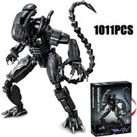 1011PCS Or 958PCS Creative Movie Alien Monsters Building Blocks MOC Construction Bricks Toy Gift For Children Adult