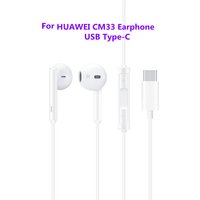 CM33 Original P60 Earphones Eerbuds USB C/Type C Microphone Volume Control For HUAWEI Mate 80 70 50 40 20 RS 10 Pro P40 P20 Pro