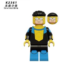 In Stock New Superhero Invincible 4.5CM Building Blocks 10 Style Collectikon Bricks Action Mini Figures Model Assembly Toys