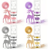 Glitter Spray 5g,Shimmer Luster Dust Powder,Perfect for Cocktails,Wine,Beverages,Cakes,Cupcakes,Cookies Homemade Baking Decor