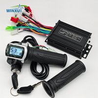 AliExpress NONE 36V 48V 350W 18A E-Scooter Brushless Motor Sine Wave Controller LCD Speed Display Throttle for Electric Bicycle Scooter Tricycle