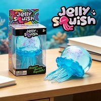 Trending Needoh Fuzz Ball Jellyfish Squishy Blind Box Random Color Soft Stress Relief Toy Cute Relaxing Squeeze Sensory Toy